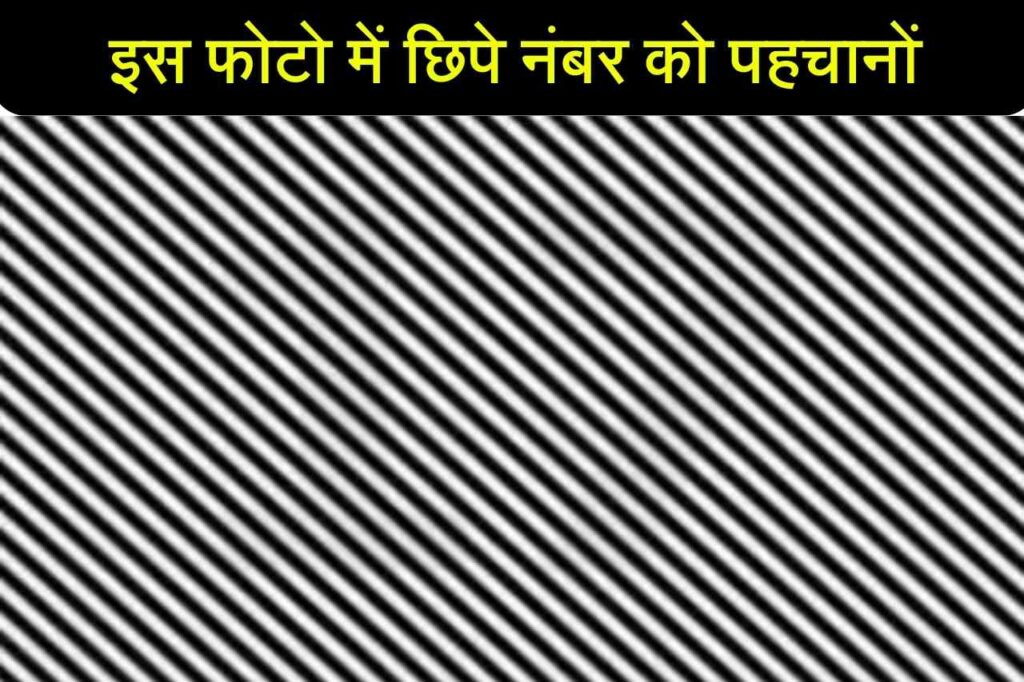 Optical Illusion: इस फोटो में कौनसा नंबर छिपा हुआ है? क्या आपकी तेज नजरों को नजर आया